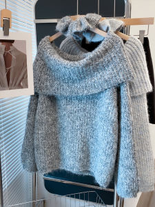 JIANDIYA | Off-Shoulder Pullover Sweater Knit Top