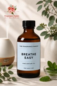 Breathe Easy Blended Pure Fragrance Oil (For candles diffusers & soaps)- Peppermint eucalyptus rosemary - Original blend