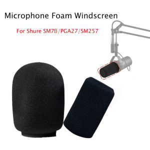 2PCS Windscreen for Shure SM7BMicrophone Pop Filter CoverMic Foam Cover Replacement Noise Reduction for SM7B PGA27 SM257 Mic