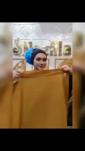 Kerudung Pashmina Plisket Melayu Inner Iner 2in1 - Jilbab Pasmina Plisket Polos Bahan Ceruty Babydoll - Hijab Wanita Instan Model Terbaru Termurah Terlaris