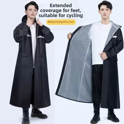BAIFULING | Thick Waterproof Raincoat for Motorbike and E-bike Riders