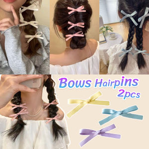BIBLIO Fashion Bows Hair Clips Hairpins Hair Accessories Sweet Style 2pcs
