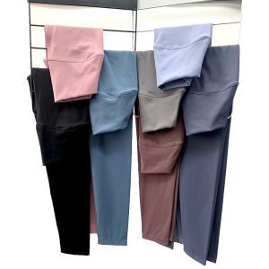 Soft Yoga Pants Womens High Waist Fitness Trousers Spring Align 480 Bare Sensation Butt Lifting No Embarrassing Lines