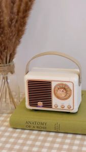 ลําโพงบลูทูธHM11 ลําโพงบลูทูธ ไร้สาย ไร้สาย สไตล์มินิมอล วินเทจ สไตส์เรสโทร พร้อมที่จับ แบบพกพา ลำโพงบลูทูธ HM11รุ่น2 ลำโพงย้อนยุคมัลติฟังก์ ของขวัญ