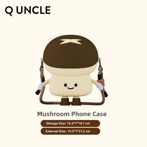 Q UNCLE | Cute Potato Mushroom Creative Design Kids Crossbody Bag