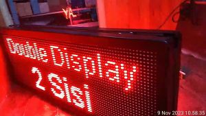 Running text 2sisi 102cm 2baris outdoor 12module