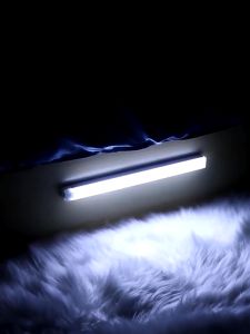 Motion Sensor Light LED Night Light Wireless Lampu Wardrobe Cabinet Bedroom Rechargeable Night Lamp