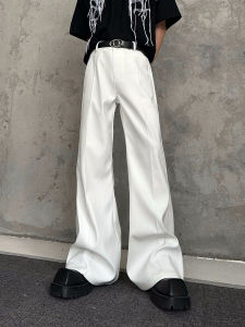Original Marthenaut Loose Wide Leg White Suit Pants Long Drapey Design Casual Youth Trend Spring Collection Loose Fit Trousers