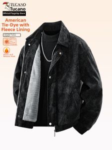 TUCANO | Warm Corduroy Mens Jacket Loose Fit Turn-down Collar