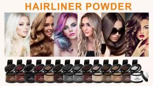 14 Colors Hairline Powder Makeup - Instant Root Touch Up & Cover Gray HairWaterproof & Sweatproof for Natural Look Long-Lasting