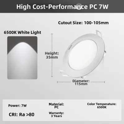 Philips | Commercial Ultra-thin High Power LED Recessed Downlight 120mm