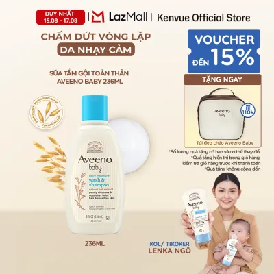 Sữa tắm gội toàn thân Aveeno baby 236ml