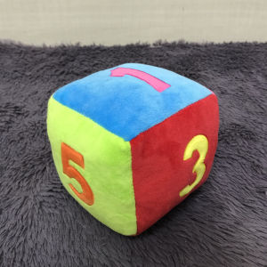 Creative Cloth Digital Sponge Large Dice Dice Pillow Oversized Dice Educational Kindergarten Stuffed Toy Sieve