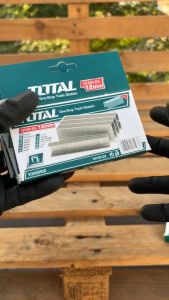 Đinh ghim bấm Total nhiều kích thước 8 - 12mm đường kính ghim 0.7 - 1.2mm hộp 1000 cái dùng cho kìm bấm ghim- Thiksafe