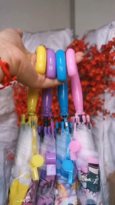 Payung Anak Sanrio Free Pluit Kuromi Melody Cinnamoroll - Payung PVC Karakter Full Print