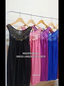 fazza22.id dress RENDA BUNGA PY 323 fit XXL / lingerie seksisize jumbo LD 120 CM renda kipas