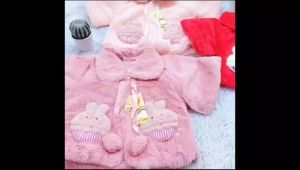 Jaket Bayi Import Bludru Halus & Lembut 0-4 Tahun