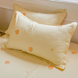 Túi Đựng Gối in Họa Tiết Hoạt Hình Phong Cách Tươi Mới 100% Cotton 40*60 Túi Đựng Gối Đơn Cho Ký Túc Xá Túi Bảo Vệ Lõi Gối