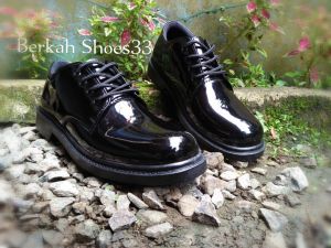 sepatu Pdh Pantofel pria harian warna kilap untuk TNI polri PNS security