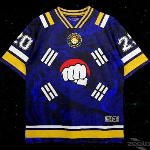 Jersey Taekwondo 2025 Oversize Dragon Series / Ukuran Dewasa & Anak Custom Nama / Logo Bahan Premium Soft