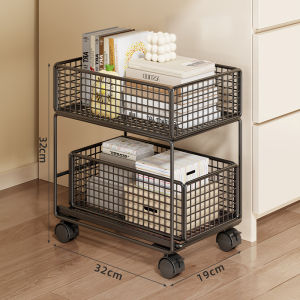 WUBUWEI | Mobile Multi-level Storage Shelf Bookshelf