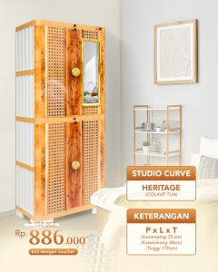 LEMARI STUDIO CURVE MODERN