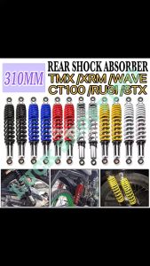 1Pair 310mm Rear Shock Support Absorber Suspension motorcycle Universal for TMX / XRM / WAVE / CT100 / RUSI / STX