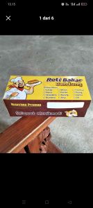 50pcs kotak kemasan roti bakar / dus roti bakar uk 195x9x7