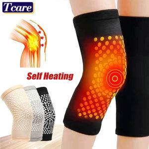 1 Pair Sports Knee Pads Men and Women Self Heating Knee Brace Support Warm for Arthritis Joint Pain Relief Injury Recovery Knee Massager Leg Warmer