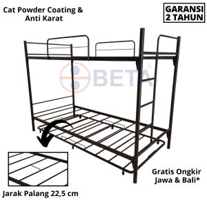 Ranjang susun ranjang tingkat ranjang besi ranjang sorong BETA Breslin dan BETA Baskin