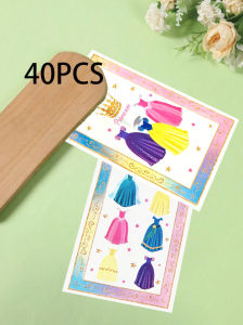 20Pcs/40Pcs Gift Bags with Printed Princess Dress Patterns Princess Letters Crowns Suitable for Holiday Events and Parties Themed Parties and Party Supplies Small Party Gift Bags. Small Gift Packaging Bags Return Gift Bags and Gift Bags Suitable...