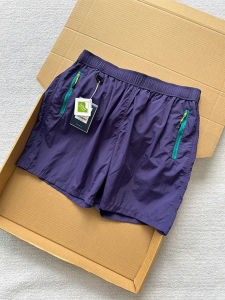 OUMULONG | Breathable Quick-drying Womens Shorts Thin Summer Outdoor Cool Ice Silk 5-inch