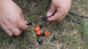 Fog Nozzles Irrigation Kit 5M-20M Garden Automatic Spray Misting Plant Watering System with 4/7 PE Hose and Connector