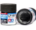 Tamiya Lacquer Paint LP-40 Mettalic Black. 