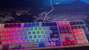 Bàn phím AKKO 5108S Honkai Impact 3rd - Stygian Nymph (Akko cs switch - Crystal)_Mới hàng chính hãng