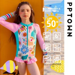 PPTOWN | New UV Protection Quick-Dry One-Piece Swimwear
