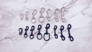 Scuba 90/100/110/120มม. สแตนเลส Quick Easy Carabiner สิ้นสุดวันที่ Dive Bolt Snap คลิปตะขอ BCD อุปกรณ์เสริมอุปกรณ์ดำน้ำ