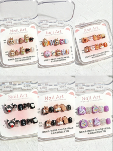 GANGHOU | Handmade Nails For Girls 3-10 Years Old