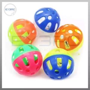Interactive Plastic Ball Cat Training Toys with Bell Ring Durable Chaser Pet Supplies for Cats Engaging Playtime