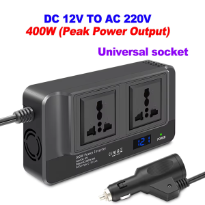 200W 400W Car Power Inverter DC 12V to AC 220V Car Charger Battery Converter Car Inverter Type-C USB Dual Car Adapter Converter