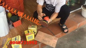 Máy chà nhám dùng hơi YUNICA 8402 (125mm) - Máy chà đa năng cầm tay - Hàng Đài Loan - Bảo hành 6 tháng