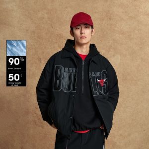 Jack Jones | Bulls Team NBA Collaboration Down Jacket Men Versatile 2026 Winter