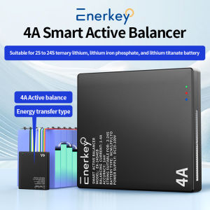 Enerkey 2-24S 4A Active Balancer Li-ion Lifepo4 NCM / LFP / LTO Aktibong balanse 1mV Active Equalizer Balancer BMS