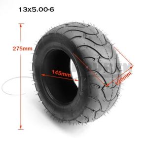 13-inch Tyre 13X5.00-6 Tire 13*5.00-6 Vacuum Tire Thickening Abrasion Resistance for ATV Kart Tire Electric Scooter Accessories