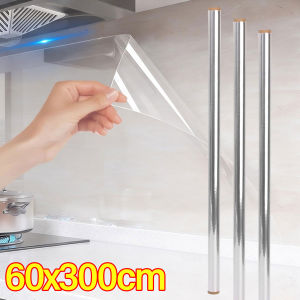 3M Electrostatic Wall Protector Film Kitchen Waterproof and Oil-resistant Transparent Non-adhesive Static Cling Decor Wall Stickers