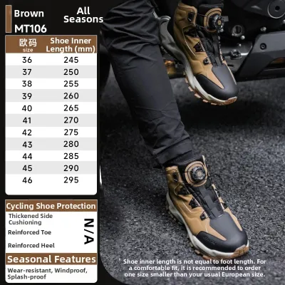 Scoyco | Anti-slip Fall-protection Motorcycle Riding Boots CE Level