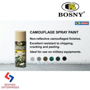 Bosny Khaki Camouflage - Matte Finish Spray Paint 400cc
