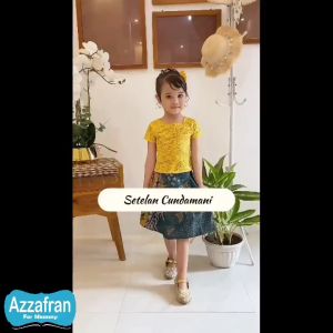 Setelan Cundamani | Baju Brokat Anak Perempuan dan Dewasa | Couple Kebaya Brukat Terbaru Murah