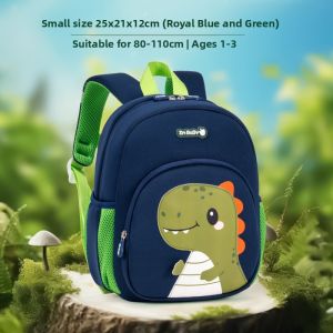 Childrens Preschool Backpack for Boys Ages 2–3 Ultra-Lightweight Dinosaur Backpack for Boys Baby Outing Backpack