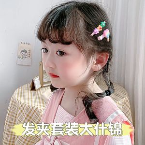 🔥 กิ๊บติดผม ลายการ์ตูนน่ารัก สไตล์เกาหลี สำหรับเด็ก 14 ชิ้น